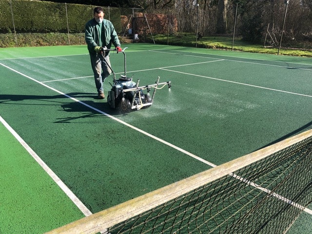 Caring for your tennis court